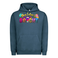 Pigment Midnight Navy your future is bright Urban Hoodie - NancyCooperArtShop