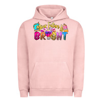 Pigment Salmon your future is bright Urban Hoodie - NancyCooperArtShop