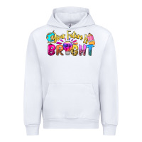 White your future is bright Urban Hoodie - NancyCooperArtShop