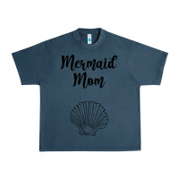 Midnight Navy Mermaid mom Urban Heavy Tee - Unal Design