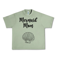 Oil Green Mermaid mom Urban Heavy Tee - Unal Design