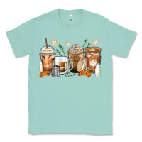 Seafoam latte coffee cups Classic Tee - Zillion Design Studio