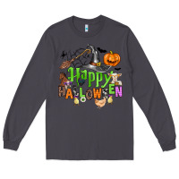 Smoke happy halloween farm animals Long Sleeve Tee - Zillion Design Studio
