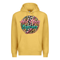 Antique Gold hot mess express Premium Hoodie - MaliasSmallBusiness