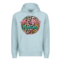 Blue Mist hot mess express Premium Hoodie - MaliasSmallBusiness