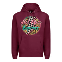 Burgundy hot mess express Premium Hoodie - MaliasSmallBusiness