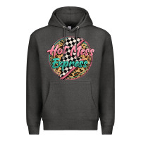 Charcoal Heather hot mess express Premium Hoodie - MaliasSmallBusiness