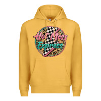 Mustard hot mess express Premium Hoodie - MaliasSmallBusiness