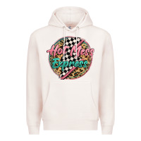 Pale Pink hot mess express Premium Hoodie - MaliasSmallBusiness