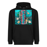 Black turquoise leopard mama Heavyweight Hoodie - AdoDesignShop