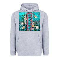 Heather Grey turquoise leopard mama Heavyweight Hoodie - AdoDesignShop