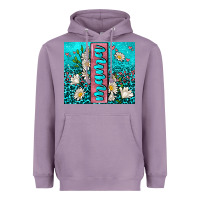 Lavender turquoise leopard mama Heavyweight Hoodie - AdoDesignShop
