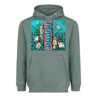Sage turquoise leopard mama Heavyweight Hoodie - AdoDesignShop