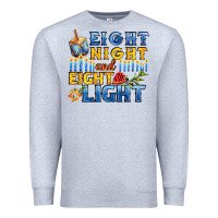 Eight Night And Eight Light For Hanukkah Premium Sweatshirt | Teevron