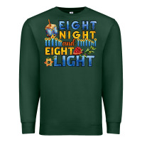 Sports Green eight night and eight light for hanukkah Premium Sweatshirt - AdoDesignShop