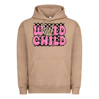 Pigment Burro wild child pink skeleton Urban Hoodie - MaliasSmallBusiness