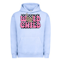 Pigment Grape Ice wild child pink skeleton Urban Hoodie - MaliasSmallBusiness