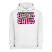 Pigment Lunar Rock wild child pink skeleton Urban Hoodie - MaliasSmallBusiness