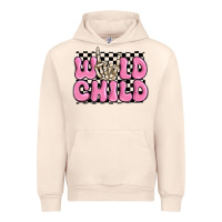 Sandshell wild child pink skeleton Urban Hoodie - MaliasSmallBusiness