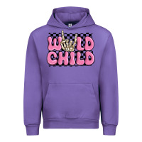 Tulip wild child pink skeleton Urban Hoodie - MaliasSmallBusiness