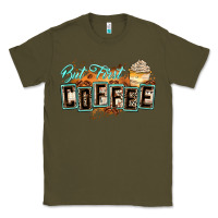 Army Green but first coffee Classic Tee - Zillion Design Studio