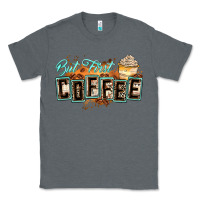 Charcoal Heather but first coffee Classic Tee - Zillion Design Studio