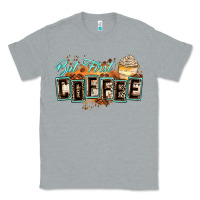 Heather Grey but first coffee Classic Tee - Zillion Design Studio