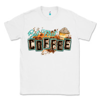 White but first coffee Classic Tee - Zillion Design Studio