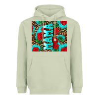 Matcha rose leopard mama Heavyweight Hoodie - AdoDesignShop