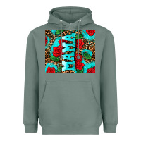 Sage rose leopard mama Heavyweight Hoodie - AdoDesignShop