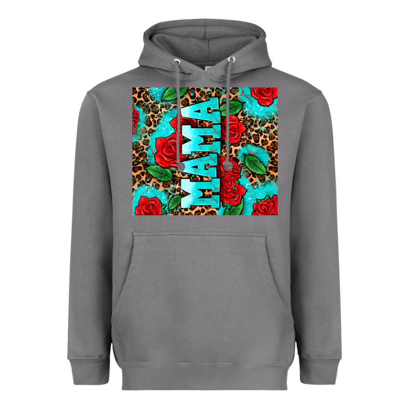 Rose Leopard Mama Heavyweight Hoodie by AdoDesignShop | Teevron