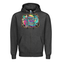 Charcoal Heather summer vibes Zipper Hoodie - SublimationCraftShop