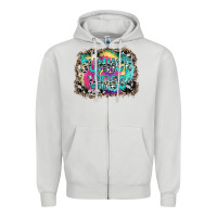 Dove Grey summer vibes Zipper Hoodie - SublimationCraftShop