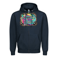 Navy summer vibes Zipper Hoodie - SublimationCraftShop