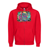 Red summer vibes Zipper Hoodie - SublimationCraftShop
