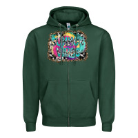 Sports Green summer vibes Zipper Hoodie - SublimationCraftShop