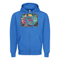 True Royal summer vibes Zipper Hoodie - SublimationCraftShop