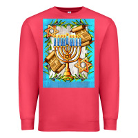 Cardinal candlestick with parchment Premium Sweatshirt - AdoDesignShop