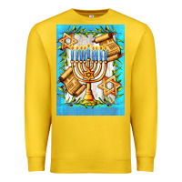 Lemon candlestick with parchment Premium Sweatshirt - AdoDesignShop