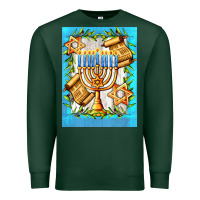 Sports Green candlestick with parchment Premium Sweatshirt - AdoDesignShop