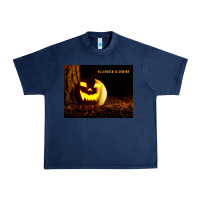 Navy Halloween Is Coming Urban Heavy Tee - Unal Design