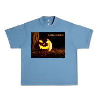 Pebble Blue Halloween Is Coming Urban Heavy Tee - Unal Design