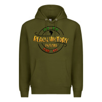 Army Green black history Premium Hoodie - MaliasSmallBusiness