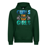 Forest Green curls for the girls Urban Hoodie - MaliasSmallBusiness