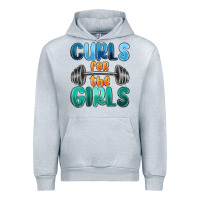 Heather Grey curls for the girls Urban Hoodie - MaliasSmallBusiness