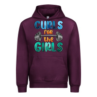 Mauve Wine curls for the girls Urban Hoodie - MaliasSmallBusiness