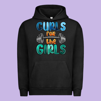 Curls For The Girls Urban Hoodie Designed By Maliassmallbusiness