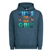 Pigment Midnight Navy curls for the girls Urban Hoodie - MaliasSmallBusiness