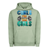 Pigment Oil Green curls for the girls Urban Hoodie - MaliasSmallBusiness