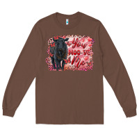 Chestnut you moo ve  me black angus Long Sleeve Tee - RanaPortraitStore